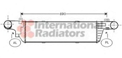 VAN WEZEL 30004320 -  Интеркулер
